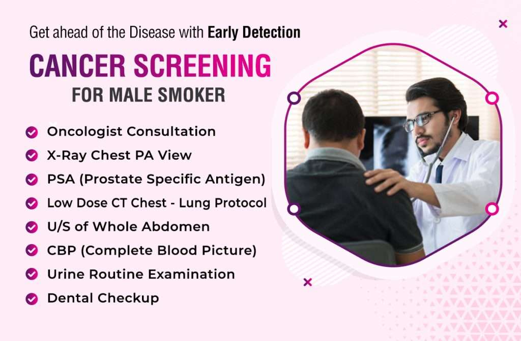 Male smoker Screening